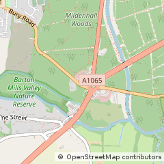 Map of Bury ST. Edmunds
