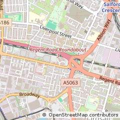 Map of Manchester
