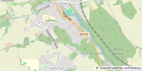 Map of Sheffield