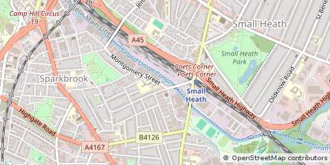 Map of Birmingham