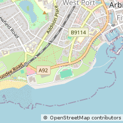Map of Arbroath
