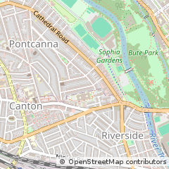 Map of Cardiff