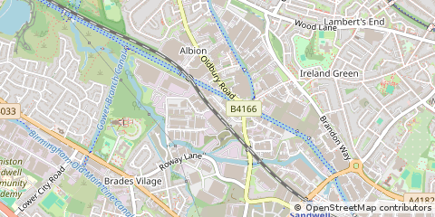 Map of West Midlands