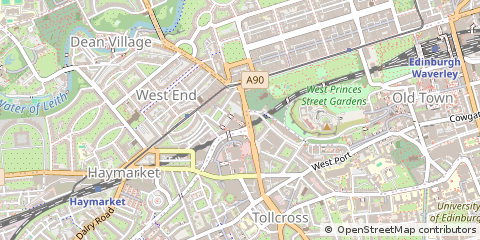 Map of Edinburgh