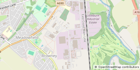Map of Durham