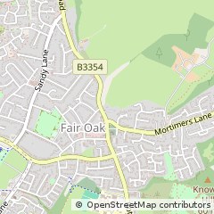 Map of Eastleigh, Hampshire