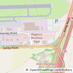 Map of Castle Donnington, Derbyshire