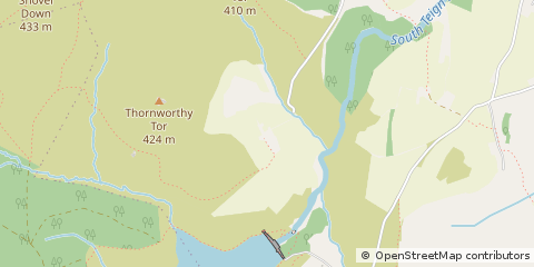 Map of Newton Abbot, Devon