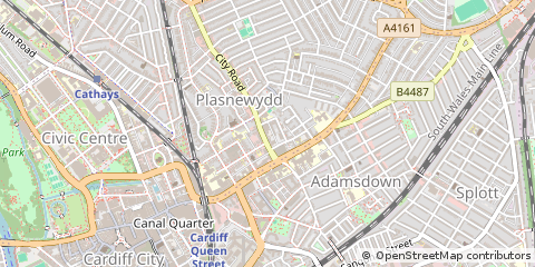 Map of Cardiff