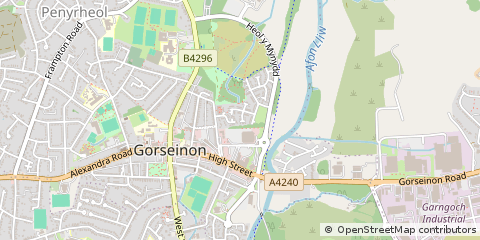 Map of Swansea