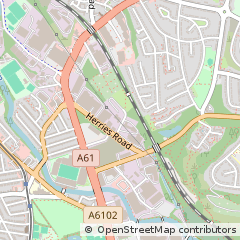 Map of South Yorkshire