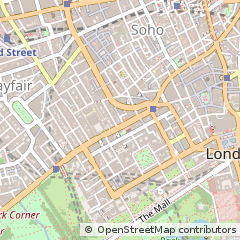 Map of London, SW1A 1NE