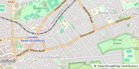 Map of Guildford