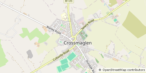 Map of Crossmaglen, Co. Armagh