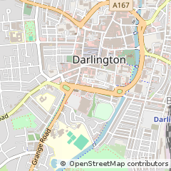 Map of Darlington, County Durham
