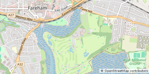 Map of Fareham