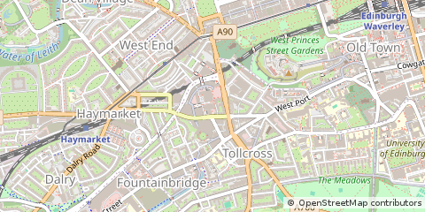 Map of Edinburgh