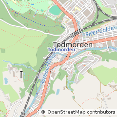 Map of Todmorden, Lancashire