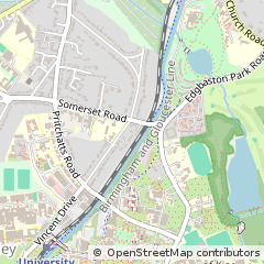 Map of Birmingham, West Midlands