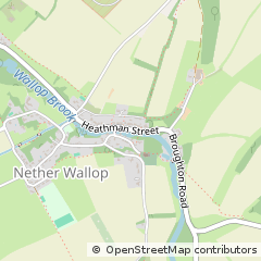 Map of Stockbridge, Hampshire