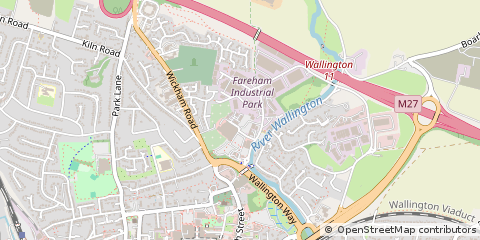 Map of Fareham, Hampshire