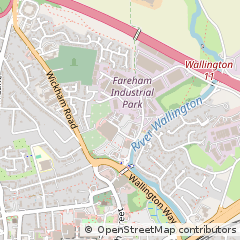 Map of Fareham, Hampshire