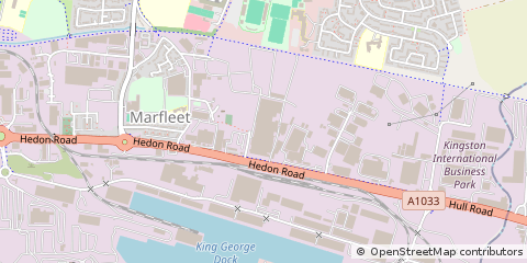 Map of Hull, North Humberside