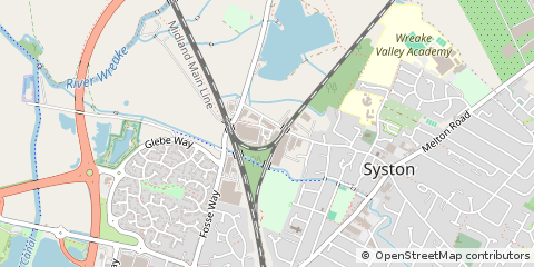 Map of Leicester