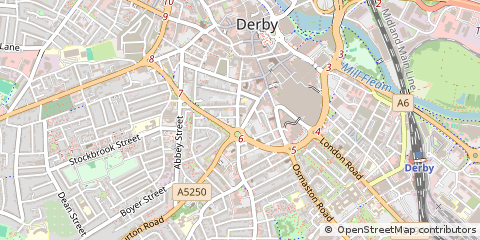Map of Derby