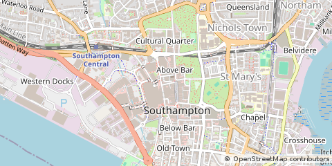Map of Southampton