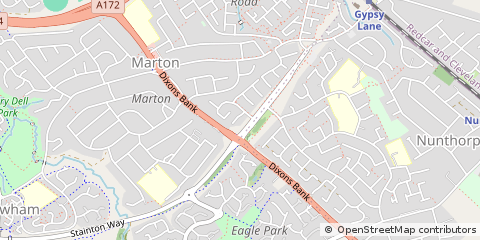 Map of Middlesbrough