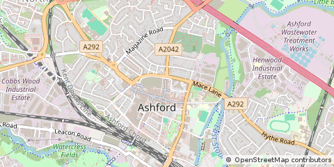 Map of Ashford