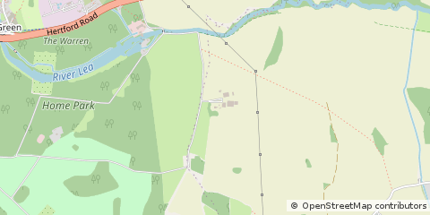 Map of Hatfield, Hertfordshire