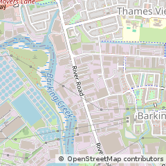 Map of Barking, Essex