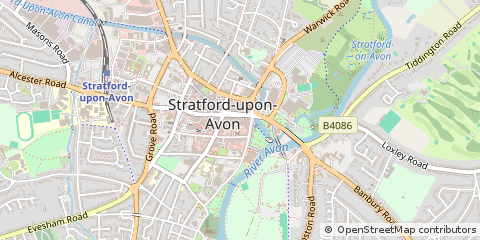 Map of Stratford-Upon-Avon
