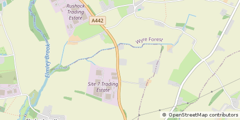 Map of Droitwich, Worcestershire
