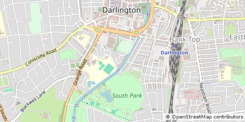 Map of Darlington