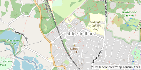 Map of Sandhurst