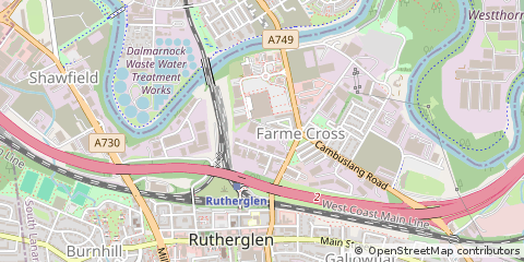 Map of Glasgow