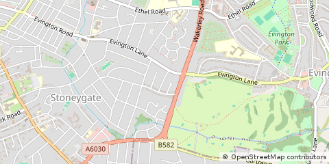 Map of Leicester
