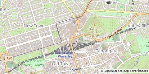 Map of Edinburgh