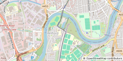 Map of Nottingham