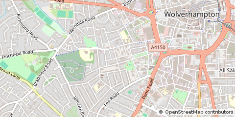 Map of Wolverhampton