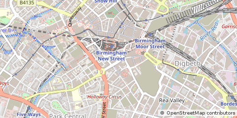 Map of Birmingham