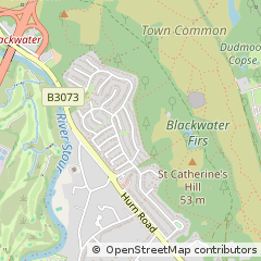 Map of Christchurch, Dorset
