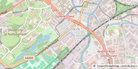Map of Nottingham