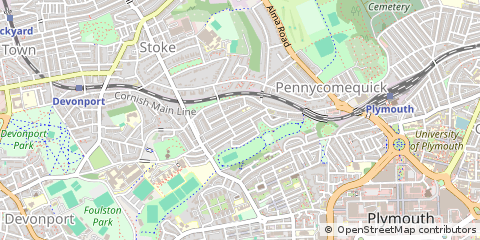 Map of Plymouth