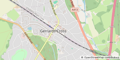 Map of Gerrards Cross, Buckinghamshire