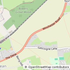 Map of Ropley, Hampshire