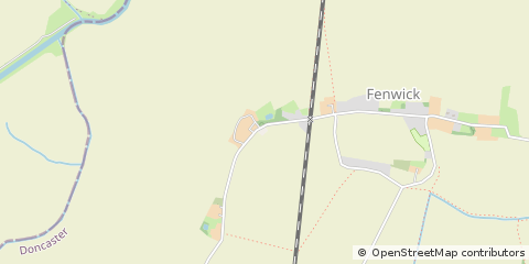 Map of Doncaster, South Yorkshire